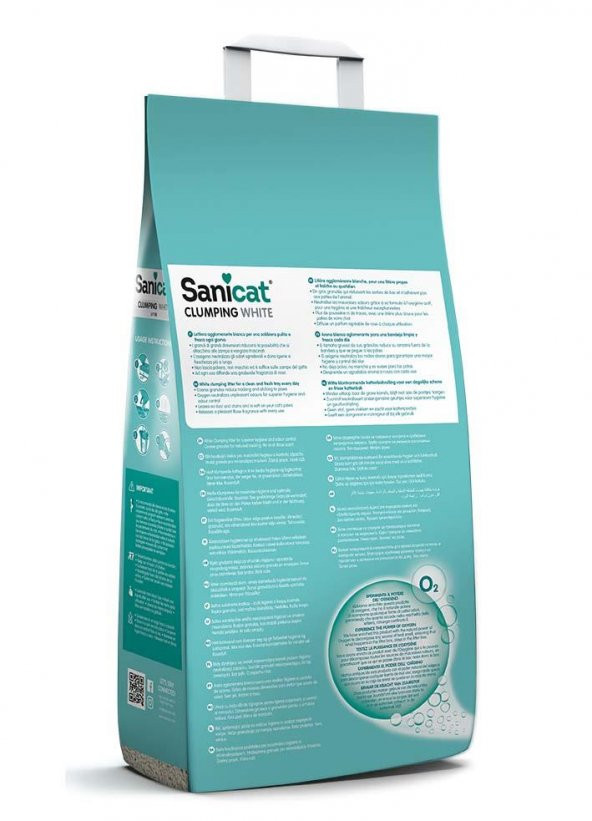 Sanicat Clumping White Rose Kedi Kumu 8L - 3