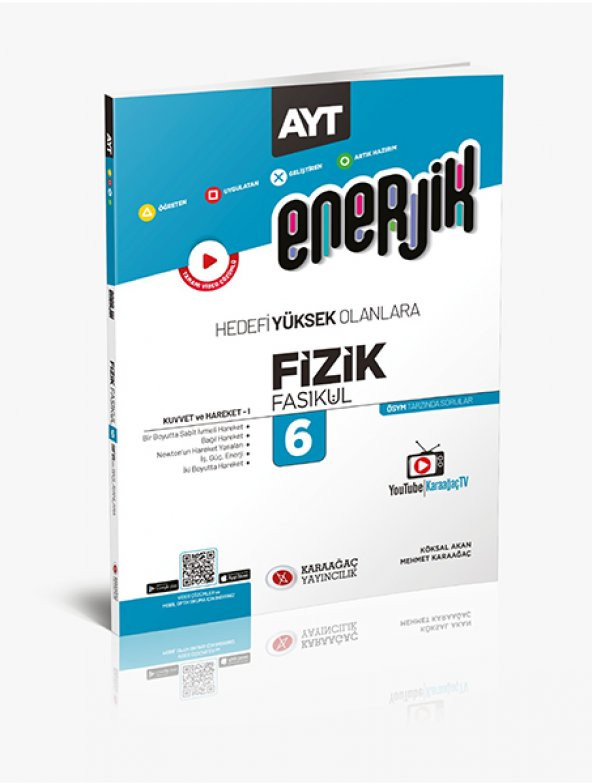 Karaağaç Yayınları AYT Enerjik Fizik Fasikülleri 6