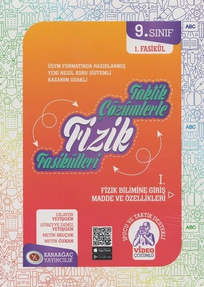Karaağaç Yayınları 9. Sınıf Taktik Çözümlerle Fizik Fasikülleri - 2