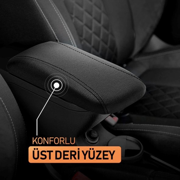 POINT MARKETING Tüm araçlara uyumlu Deri Sürgülü Kolçak - 4