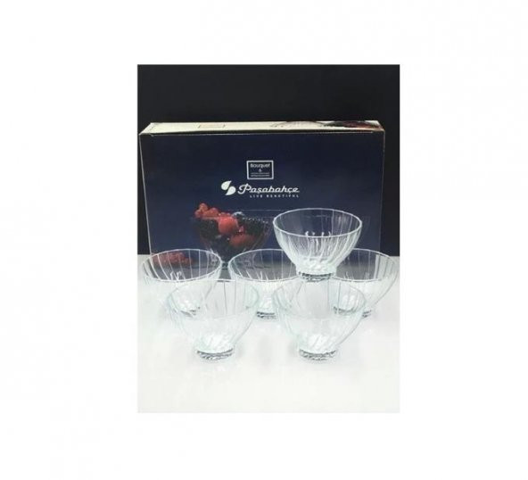 Paşabahçe 530226 Bouquet Büyük Çerezlik Kase 6 Adet 290 cc - 2