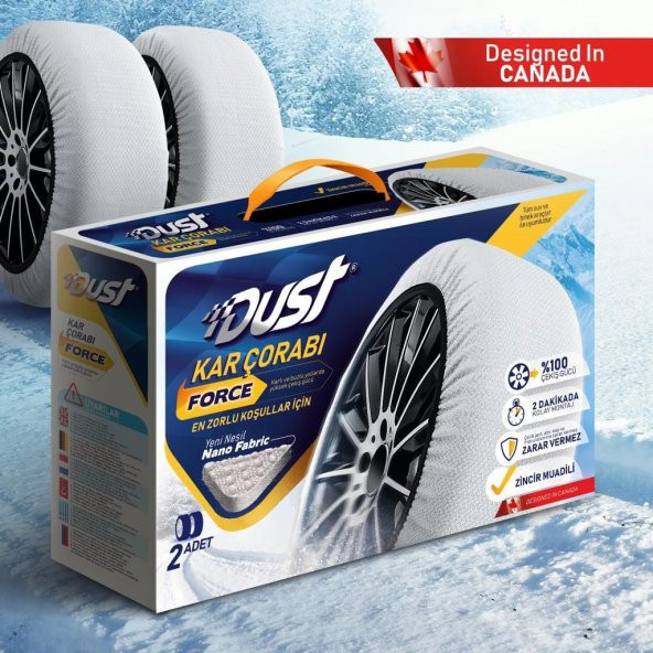 POINT MARKETING  Araç Lastiği Kar Çorabı Yüksek Kalite Kırmızı - 3