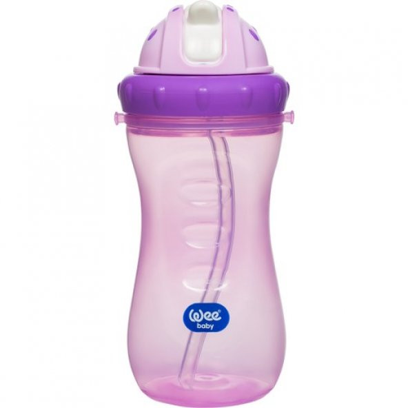 Wee Baby Mor Renkli Pipetli Bardak 761-2