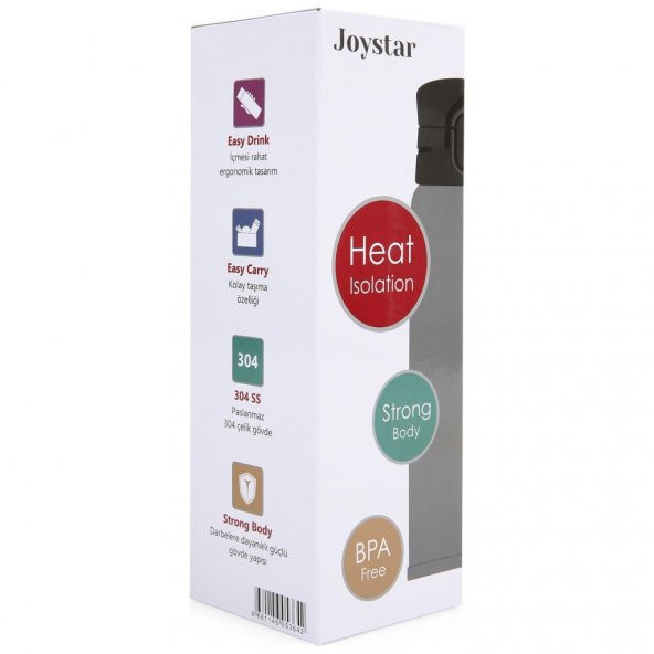 Joystar Çift Katmanlı Termos Füme 480 ml - 6