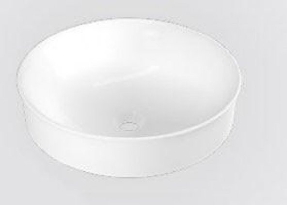 Serel Tezgah Üstü Çanak Lavabo Batarya Deliksiz İnce kenarlı 46x46 cm 2057DXS110H - 3