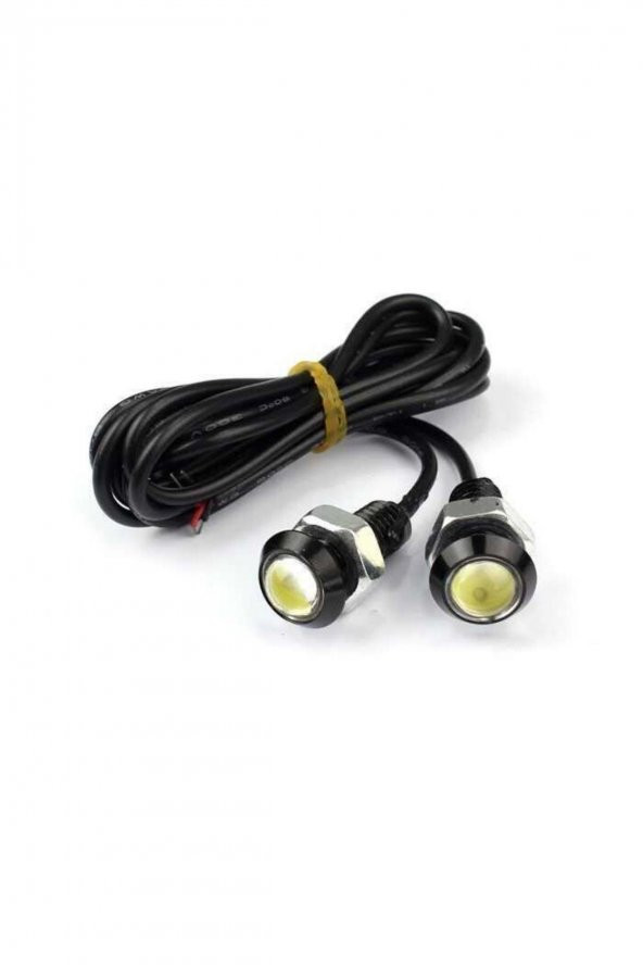 Kartal Göz Yan Ayna Altı Led Aydınlatma Kırmızı Renk 2li Set - 2