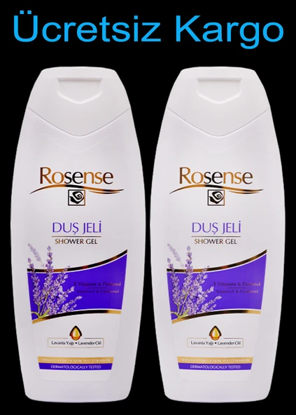 Rosense Lavanta Özlü Duş Jeli 400ml 2 adet