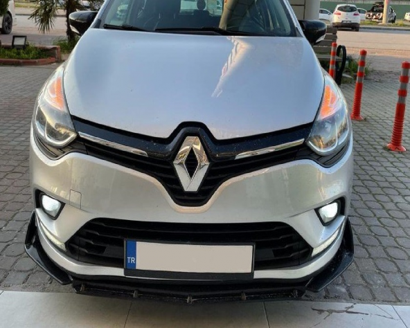 4 Parça Renault Clio 4 - Ön Lip Kırmızı-sarı-mavi Dilli - 2