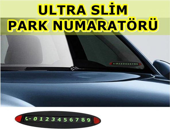 POINT MARKETING Ultra ince Araç Içi Oto Park Telefon Numarası Numaratör