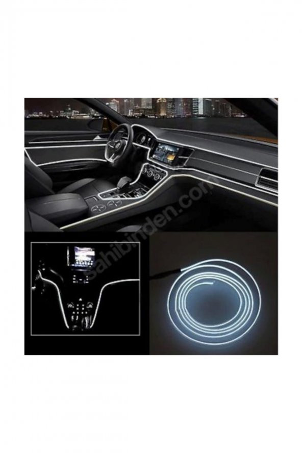 Torpido Led Ip Neon Işıklı Dekoratif Beyaz 2 m - 2