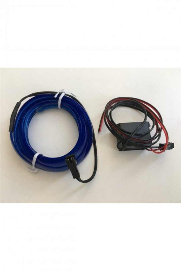 Araç Içi Torpido Ledi El Wire (ip Neonip Led) Mavi - 2