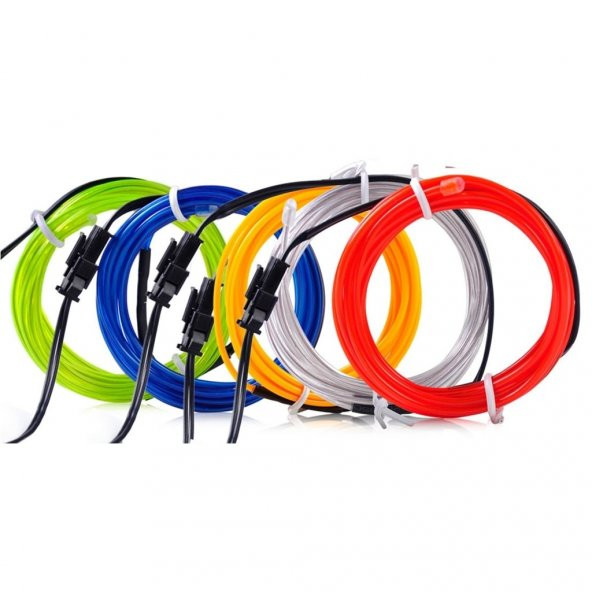 3 METRE BEYAZ RENK ARAÇ İÇİ TORPİDO LEDİ NEON İP LEDİ İP LED ürün görseli