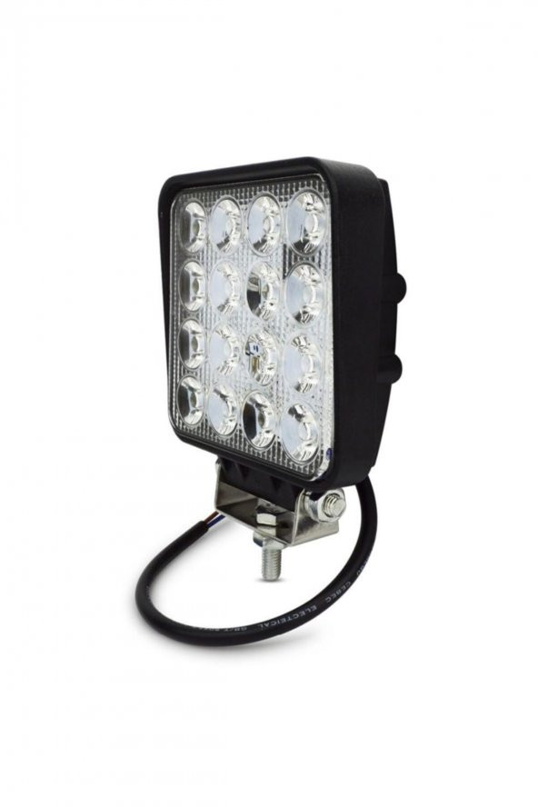 4 Adet 16 Ledli Off Road Çalışma Ve Sis Lambası 48watt 12 & 24 Vo - 2
