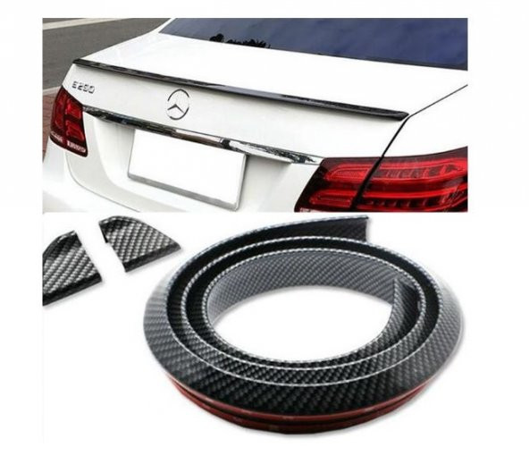 Fiat Araçlarına Uyumlu Bagaj Üstü Carbon Karbon Spoiler - 3D Bagaj Çıtası