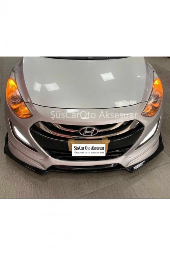 Üniversal Esnek 3 Parça Lip Pianoblack Abs Plastik Flaplı Kanatlı - Resim 2