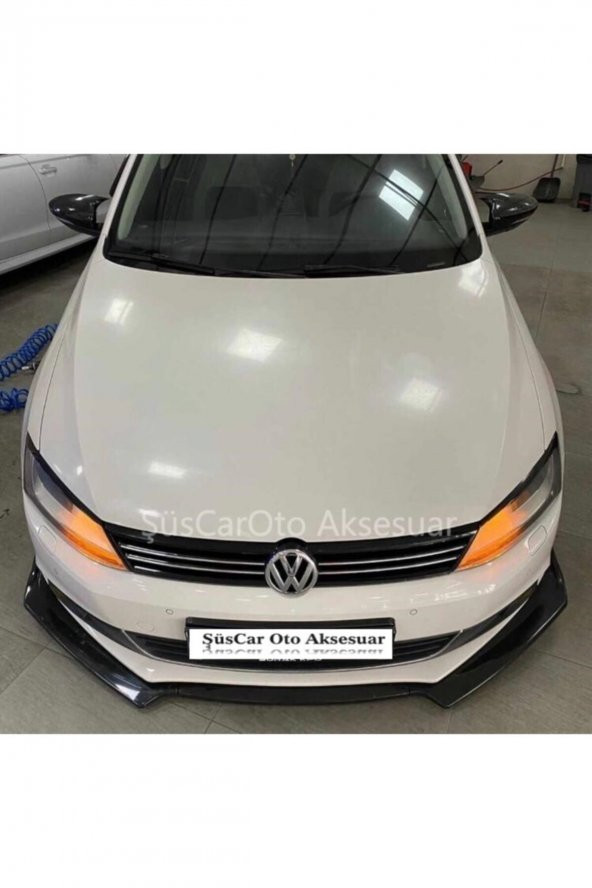 Üniversal Esnek 3 Parça Lip Pianoblack Abs Plastik Flaplı Kanatlı - Resim 4