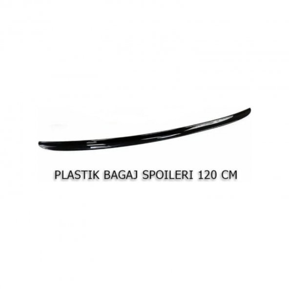 Ford Escort uyumlu Pianoblack Spoiler 120 cm - 3