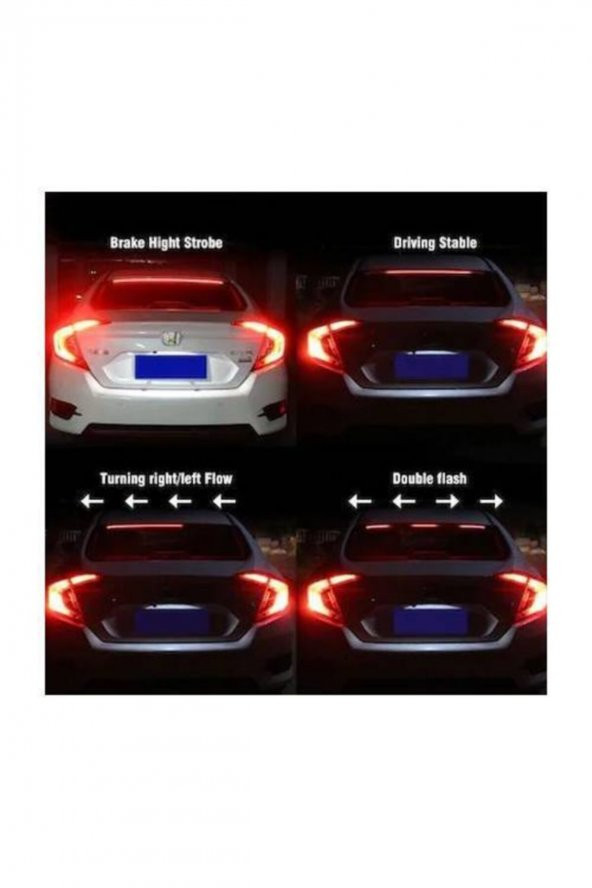 Iq 3.stop Ledi Kayar Led Audi Tip Fren Ledi Arka Cam Üstü - 2