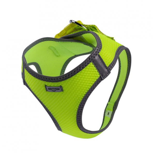 Doggie Havalı Dokuma Reflektör Serisi Küçük Irk Göğüs Tasması Sarı M-38-44Cm - 4