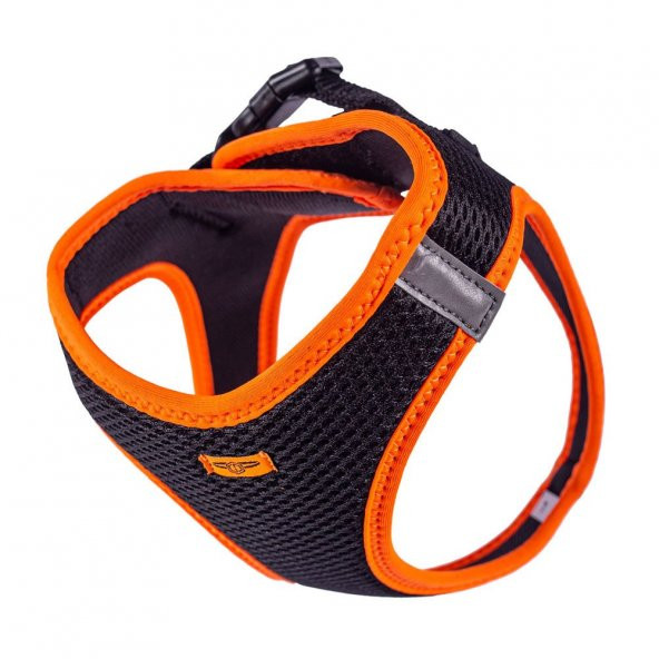 Doggie Havalı Dokuma Neon Serisi Küçük Irk Göğüs Tasması Turuncu L-42-48Cm - 4