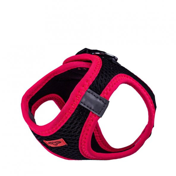 Doggie Havalı Dokuma Neon Serisi Küçük Irk Göğüs Tasması Pembe 2XS-26-30Cm - 4