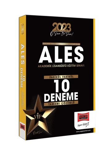 2023 Yargı ALES Tamamı Çözümlü Fasikül 10 Deneme Sınavı (21 Ağustos 2022 Sınavına Göre ) Güncellenmiş Baskı