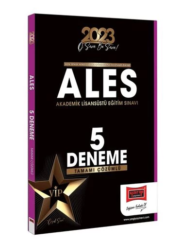 2023 Yargı  ALES Tamamı Çözümlü 5 Deneme