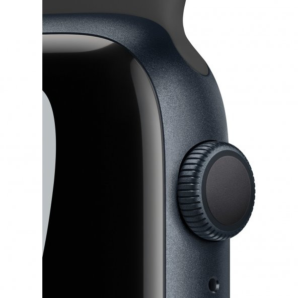 Apple Watch Series 7 Nike GPS 45mm Gece Yarısı Alüminyum Kasa ve Nike Spor Kordon Akıllı Saat - 3