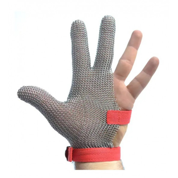 Koruyucu Çelik Eldiven 3 Parmak Medium / BMGLV-02M - 2