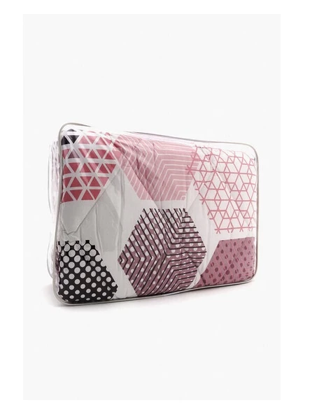 Anatolia Tex Tek Kişilik Uyku Seti-Pembe Beyaz 5805 - 2