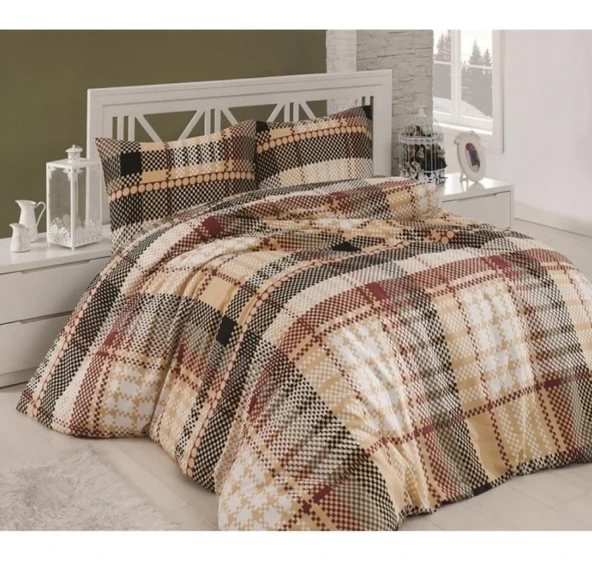 Anatolia Tex Tek Kişilik Uyku Seti-Bej Kahve 4258-01