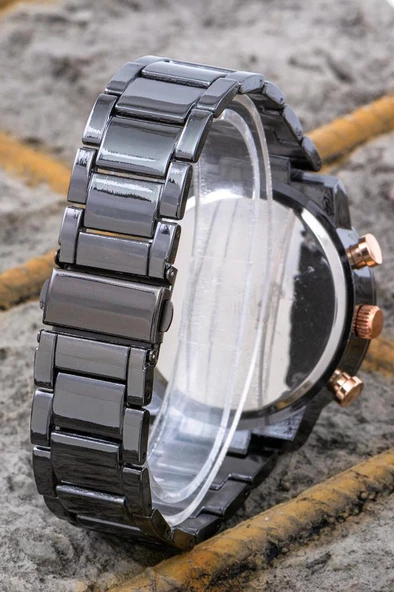 Siyah Rose Analog Erkek Kol Saati ST-304203 - 2