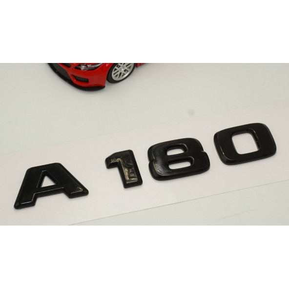 A 180 Bagaj Parlak Siyah ABS 3M 3D Yazı Logo - 3