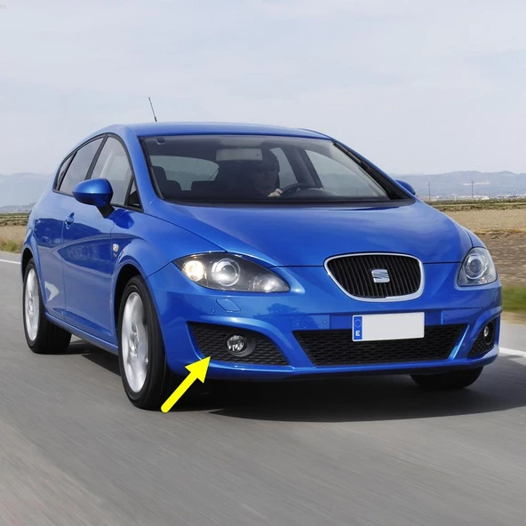 Seat Leon 2 2010-2012 Ön Tampon Sağ Sis Farı Kapağı 1P0853666E