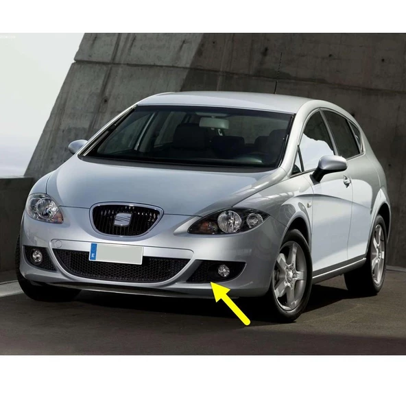 Seat Leon 2 2006-2009 Ön Tampon Sol Sis Farı Kapağı 1P0853665A
