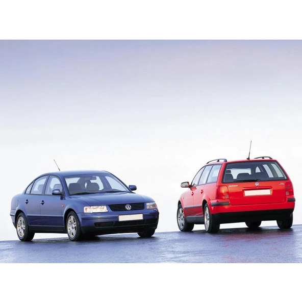 VW Passat B5 1997-2000 Kırmızı Üçgen Dörtlü Flaşör Düğmesi 3B0953235B - 2