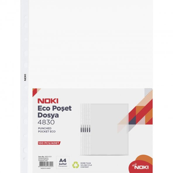 Noki 300 Lü Poşet Dosya Eco (3 Paket)