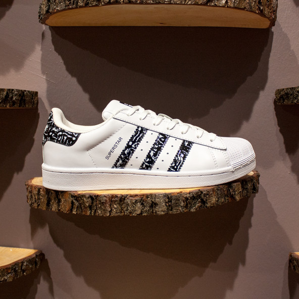 Adidas Superstar Beyaz Rugan Spor Ayakkabı - 2