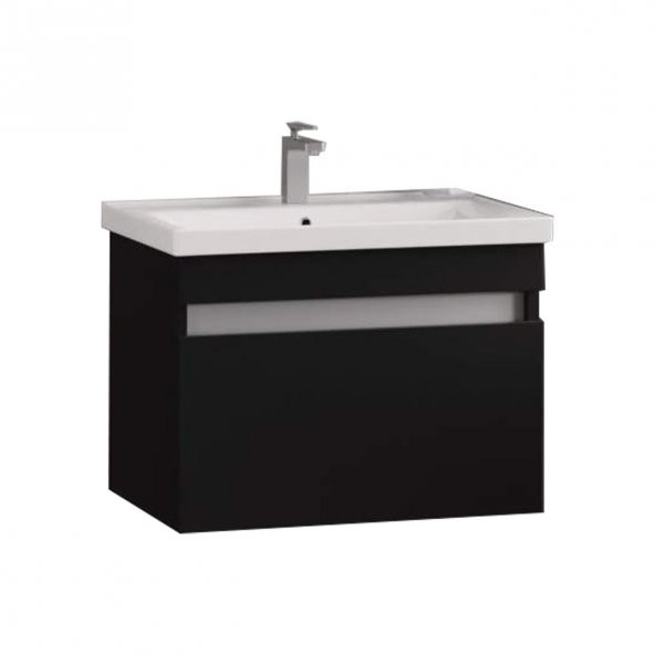 Turkuaz Frame Etajerli Lavabo 80*45 cm ve More Banyo Alt Dolabı