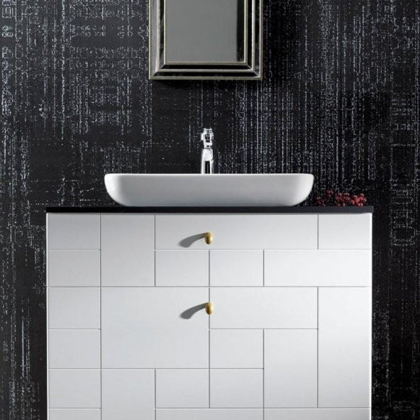 Turkuaz Cerastyle Lal Lavabo 80x42 cm - 2