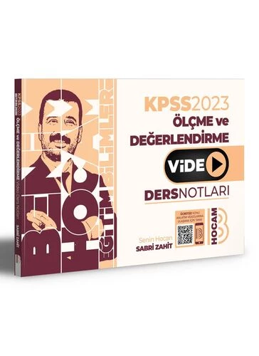 2024 Benim Hocam KPSS Eğitim Bilimleri Ölçme ve Değerlendirme Video Ders Notları