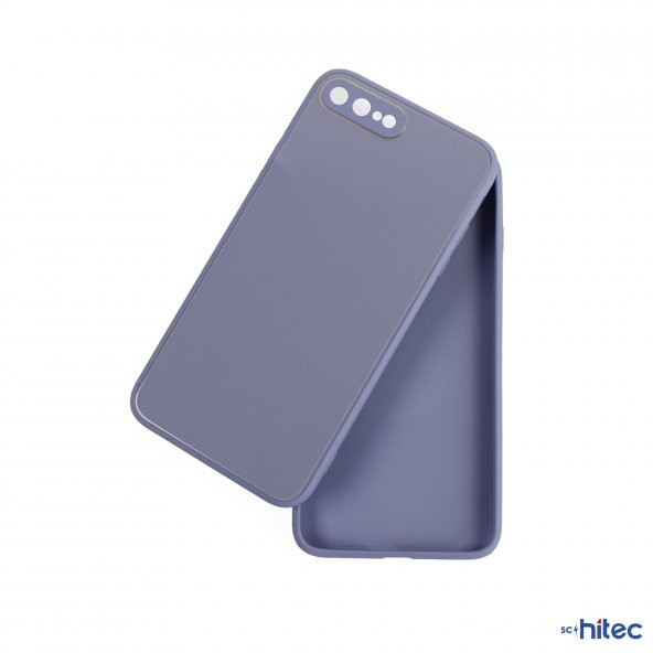 ScHitec Deluxe İphone 7 Plus Mat Kılıf Mavi - 3