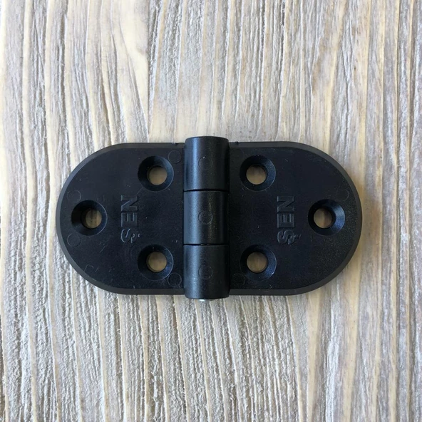 Plastik Oval Menteşe 7cm - 2 Adet - 3