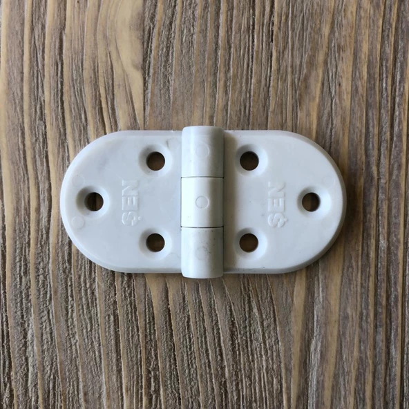 Plastik Oval Menteşe 7cm - 2 Adet - 2