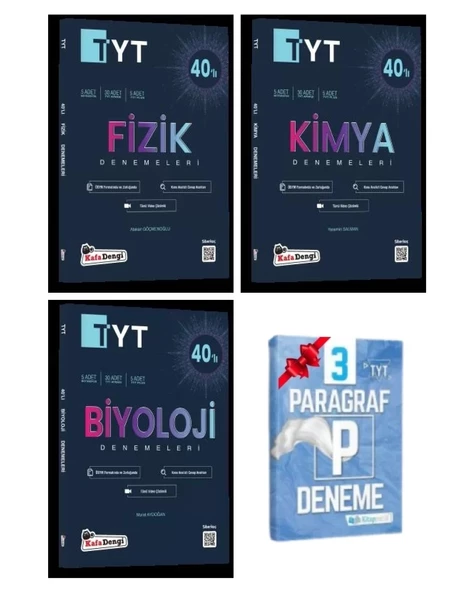 TYT 40'lı Fizik Kimya ve Biyoloji Deneme