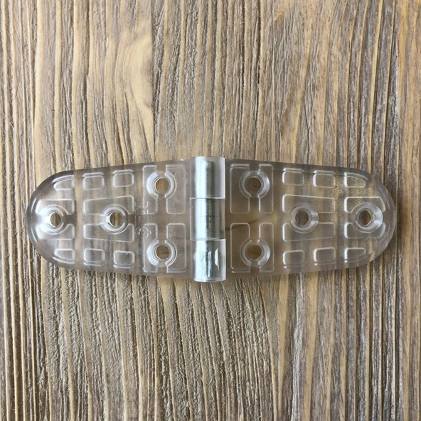 Plastik Oval Menteşe 11cm - 2 Adet - 3