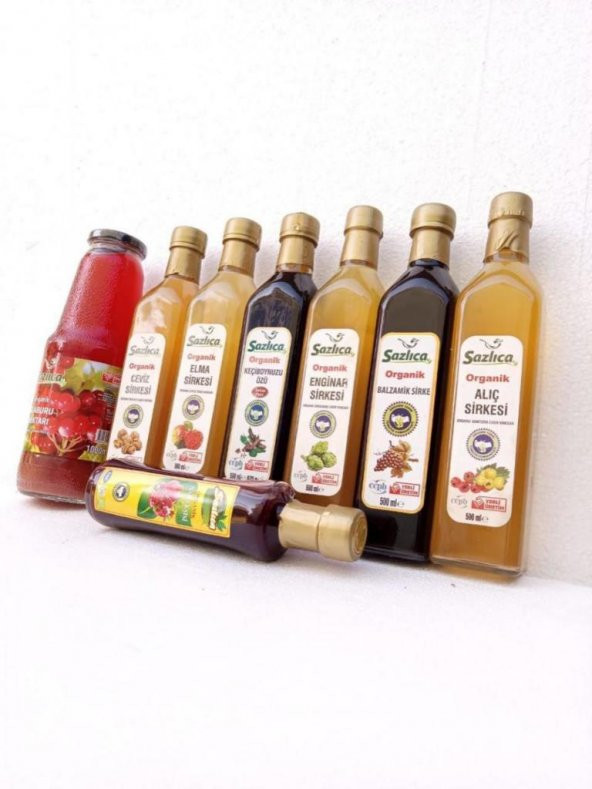 Sazlıca Organik Elma Sirkesi 500 Ml - 2