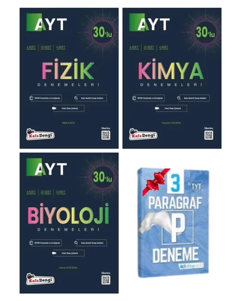 AYT 30'lu Fizik Kimya ve Biyoloji Deneme