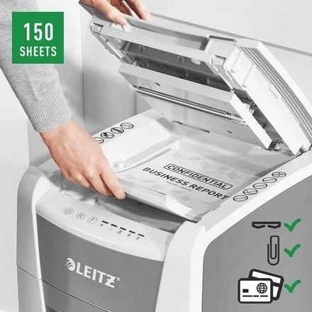Leitz Iq Autofeed Office 150 Otomatik Evrak Imha Makinesi P5 - 4
