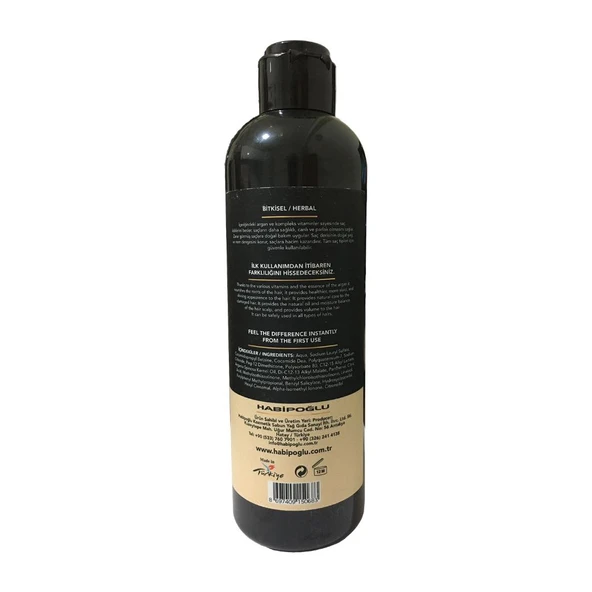 Habipoğlu Argan Şampuanı 400 Ml - 2